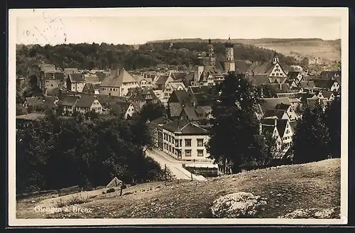 AK Giengen a. Brenz, Ortsansicht bei Tag