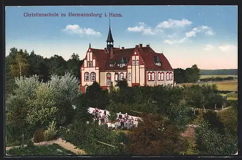 AK Hermannsburg i. Hann., An der Christianschule