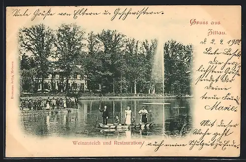 AK Zittau, Restaurant und Weinauteich