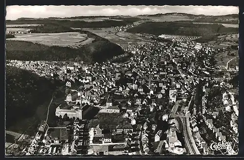 AK Tailfingen bei Balingen, Fliegeraufnahme der gesamten Stadt
