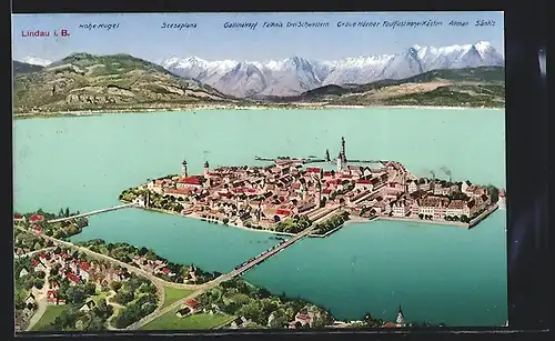 AK Lindau i. Bodensee, Gesamtansicht