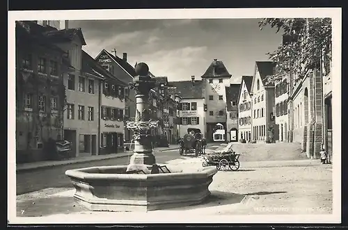 AK Meersburg, Unteres Tor, Brunnen