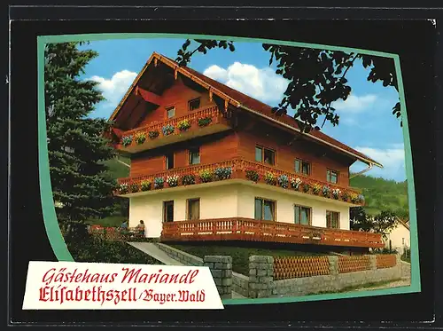 AK Elisabethszell /Bayer. Wald, Am Gästehaus Mariandl