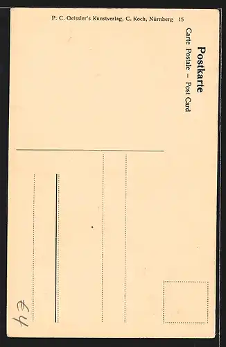 AK Rothenburg a. T., Weisser Turm