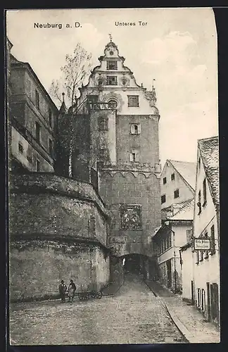 AK Neuburg a. D., Am Unteren Tor