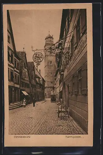 AK Dinkelsbühl, In der Turmgasse