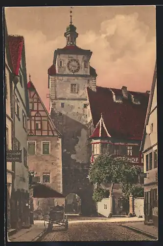 AK Rothenburg o. Tauber, Weisser Turm