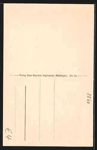 AK Nördlingen, Wehrgang m. Löpsingertor