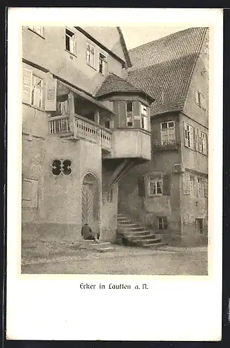 AK Lauffen a. N., der alte Erker