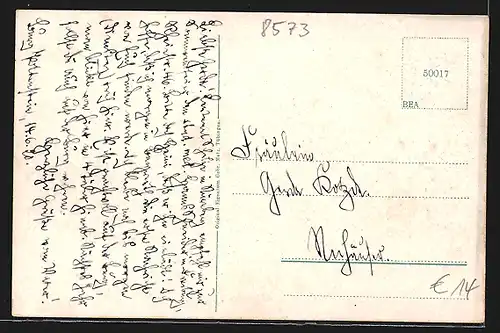 AK Pottenstein i. Fränk. Schweiz, Ortsansicht mit Gasthaus Josef Röhrig