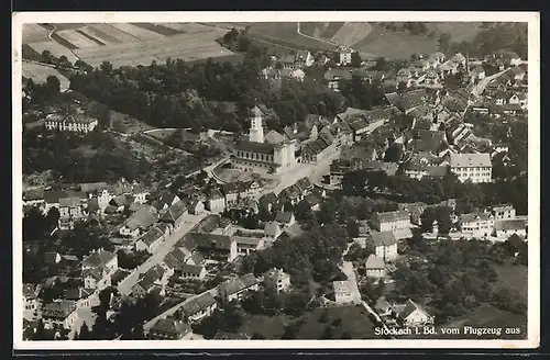 AK Stockach, Ortsansicht von oben