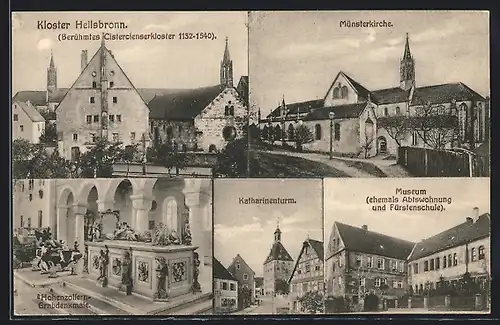 AK Heilsbronn, Cistercienserkloster, Münsterkirche, Hohenzollern-Grabdenkmale