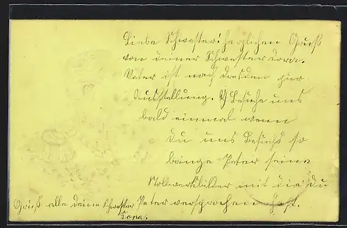 Präge-AK Kaiser Wilhelm II., Portrait in Uniform