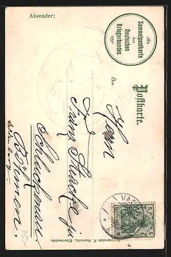 AK Portrait Kaiser Wilhelm II. in Uniform mit Mantel