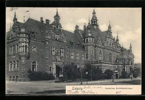AK Leipzig, das Deutsche Buchhändlerhaus