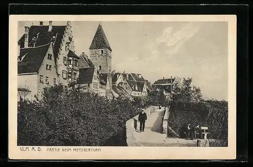 AK Ulm a. D., Partie beim Metzgerturm