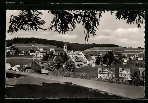 AK Schönwald im Schwarzwald, Gesamtansicht mit der Kirche