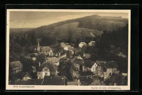 AK Bad Elgersburg, Blick in das Steigertal