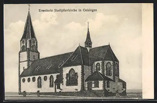 AK Geisingen, Erweiterte Stadtpfarrkirche