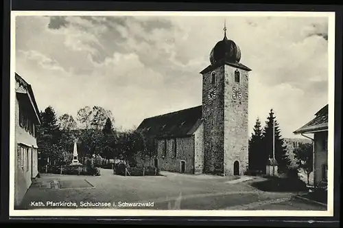 AK Schluchsee i. Schwarzwald, kath. Pfarrkirche