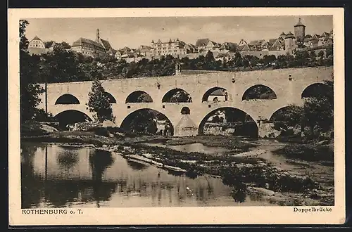 AK Rothenburg, Doppelbrücke