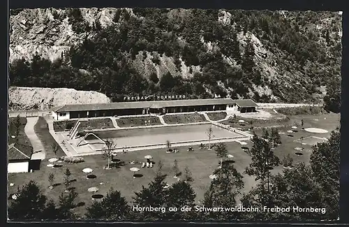 AK Hornberg, Freibad mit Sprungturm