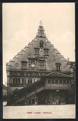 AK Lindau, Ansicht vom Rathaus