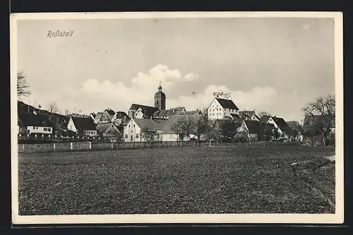 AK Rosstal, Teilansicht mit Blick zur Kirche