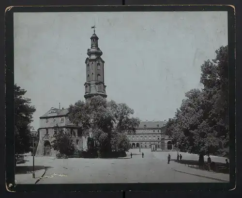 Fotografie Zedler & Vogel, Darmstadt, Ansicht Weimar, Partie am Residenzschloss mit Turm