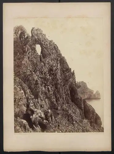Fotografie G. Sommer, Ansicht Capri, Arco Naturale