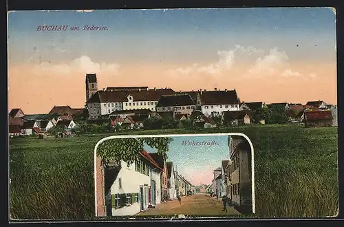 AK Buchau am Federsee, Wuhrstrasse, Ortsansicht