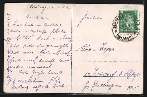 AK Buchau am Federsee, Wuhrstrasse, Ortsansicht