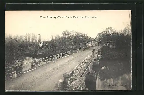 AK Charny, Le Pont et les Promenades