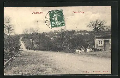 AK Pourrain, Vue générale, Strassenpartie