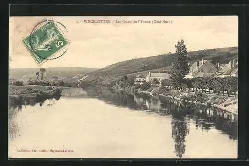 AK Vincelottes, Les Quais de l'Yonne