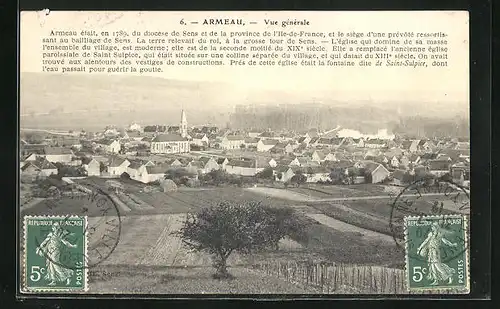 AK Armeau, Vue generale