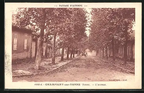 AK Champigny-sur-Yonne, L`Avenue