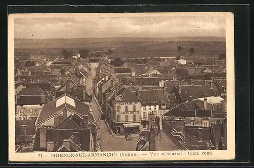 AK Brienon-sur-Armancon, Vue générale, Côté Nord