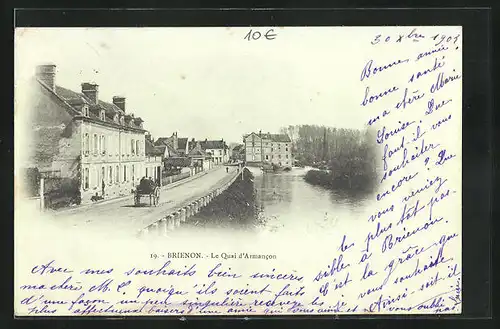 AK Brienon, Le Quai de Armancon