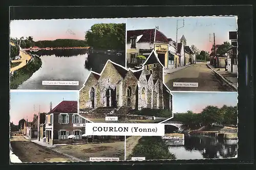 AK Courlon, Confluent de l'Yonne et du Canal
