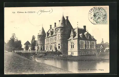 AK Cudot, Chateau et le Pont