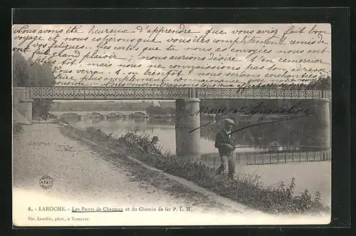 AK Laroche, Les Ponts de Charmoy et du Chemin de fer P. L. M.