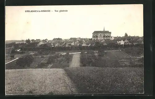 AK Coulanges-la-Vineuse, Vue générale