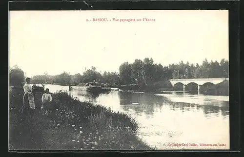 AK Bassou, Vue paysagiste sur l`Yonne