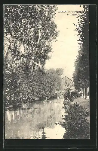 AK Aillant-sur-Tholon, Partie am Fluss Tholon