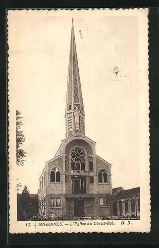 AK Migennes, L`Eglise du Christ-Roi