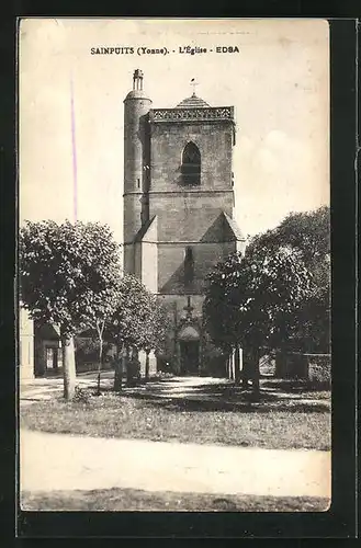 AK Sainpuits, L`Église, Ansicht der Kirche