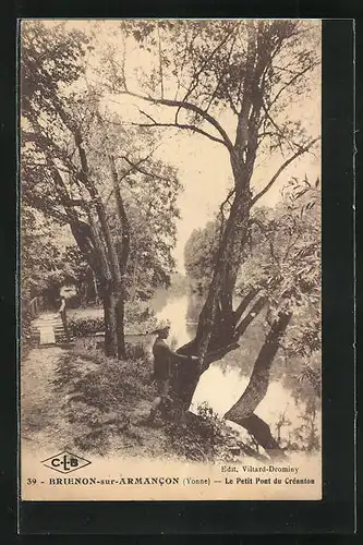 AK Brienon-sur-Armancon, Le Petit Pont du Créanton