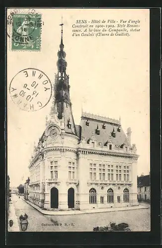 AK Sens, Hotel de Ville, Rathaus