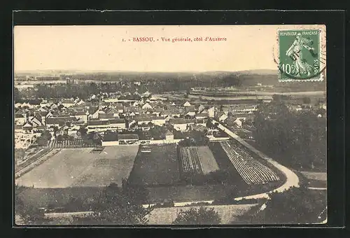 AK Bassou, Vue générale, coté d`Auxerre